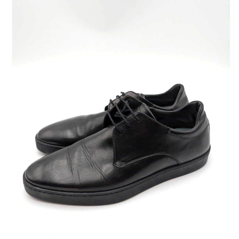 Bruno Magli Prato Prato Hybrid Derby Shoes Round Toe Men's Black Size US9 EU42